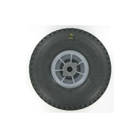 Roue avant complète 4.10/3.50-4 pour tondeuse autoportée – Compatible Castelgarden / GGP – Performance optimisée pour terrains accidentés