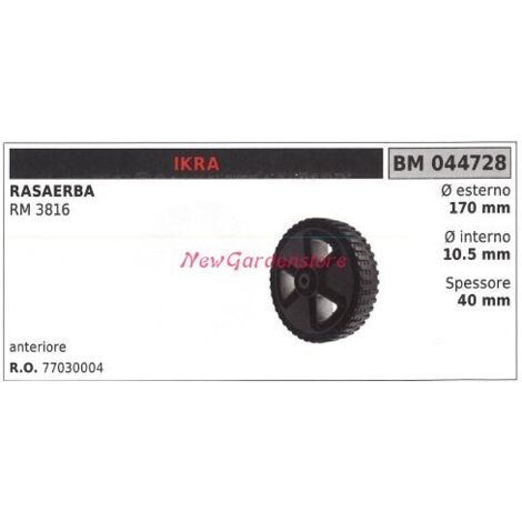 Roue avant IKRA tondeuse RM 3816 044728