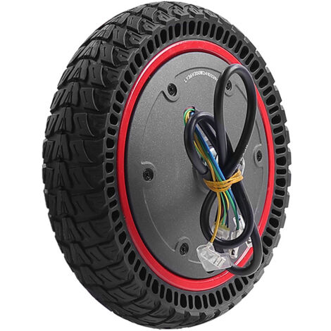 Roue avant motorisée 36 V 350 W compatible avec les moteurs Xiaomi M365/Pro2/1S/Lite et accessoires pour pneus à structure alvéolaire.