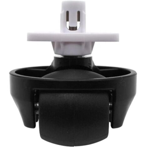 Roue avant (noire) pour aspirateur robot - Roue avant silencieuse - Compatible avec les aspirateurs Roborock S65/S55 Max/S65 Pure/S7/S8/T7S/T8/G10/G20 - Roue universelle