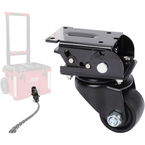 Roue avant pour coffre à outils roulant Packout, capacité de 200 lb, construction en acier