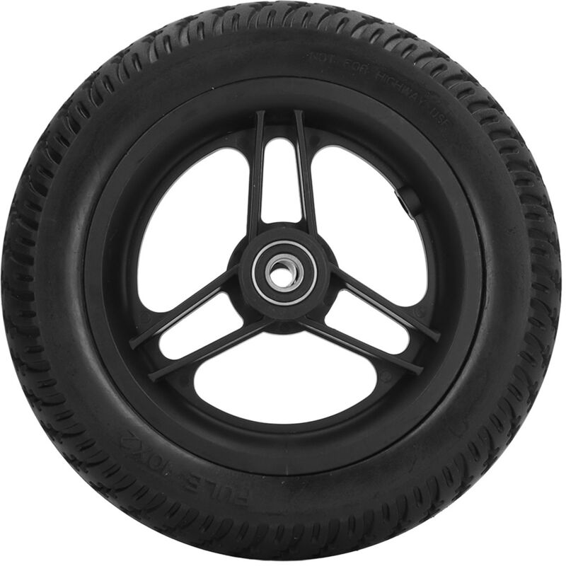 Roue avant pour fauteuil roulant 10 x 2 pouces, en polyuréthane plein, roulette de rechange pour déambulateur
