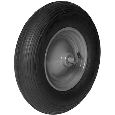 ROUE AXE PLEIN Ø20MM - AXE 150MM POUR BROUETTE MATADOR - 11170