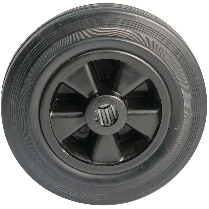 Roue bandage caoutchouc noir 250mm - AVL - 208435A