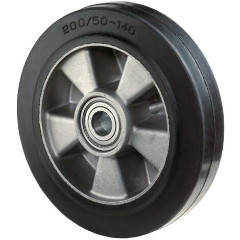 Roue caoutchouc 450kg 250mm