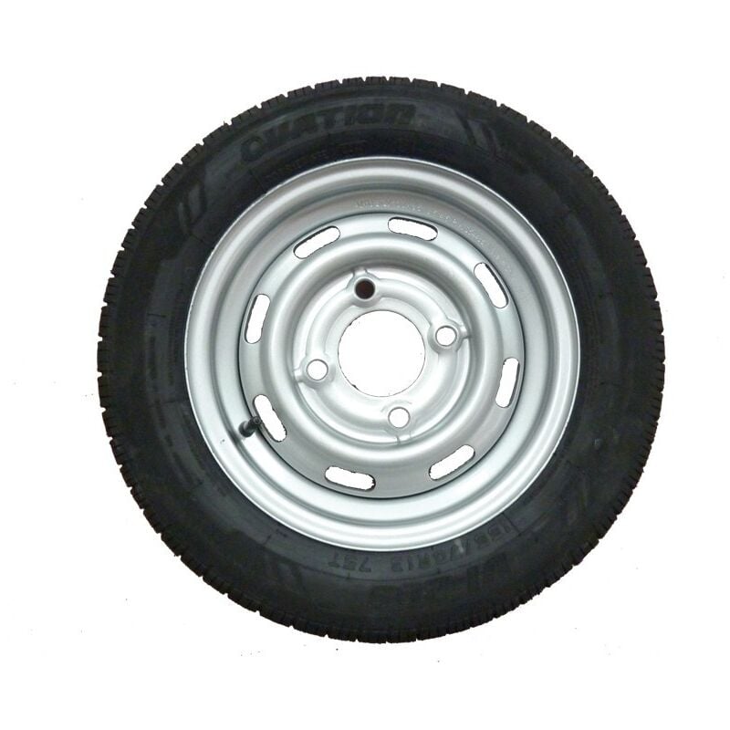 Maxter - Roue Remorque 155/70X13 - 4TR130 - Jante Positive 20 mm