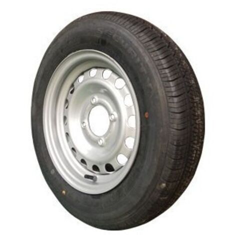 Roue Complète 165/70R13 – Jante Acier 4 Trous 115 Déport 0