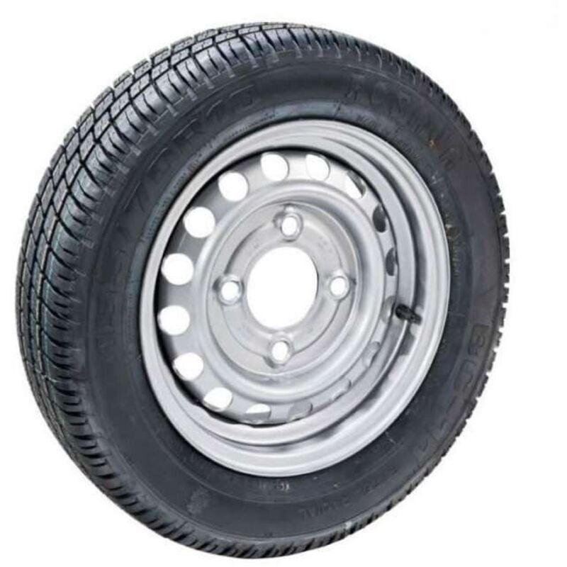 Roue remorque bagagère sap 165/80R13 83N tl 4 trous 85x130 D=+20 (jusqu'à 140 km/h)