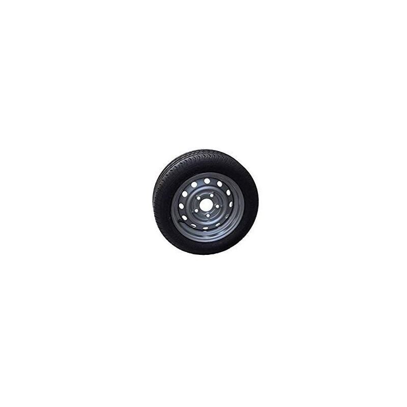 Roue Complète 165R13C 5 Trous 112 Déport 30 – Idéale pour Remorque et Caravane