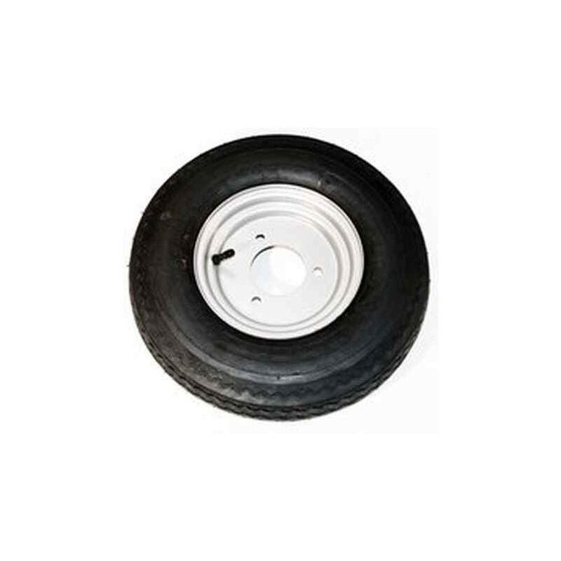Imline - Roue complète 8' 350 x 8 - 3 Trous 95 mm Compatible remorques