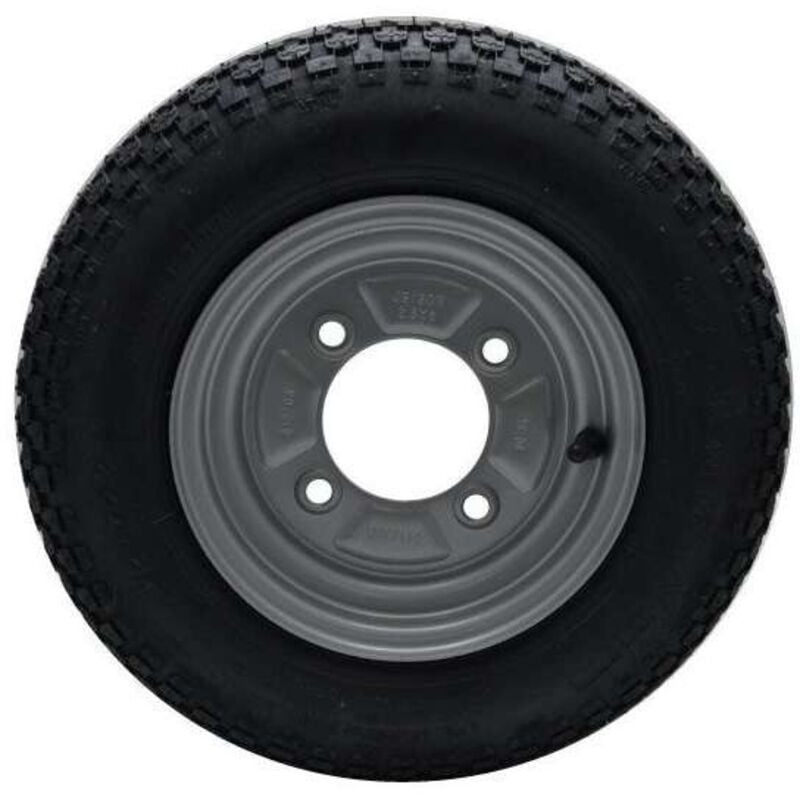 Roue complète 8' 350 x 8 4 Trous 100 mm