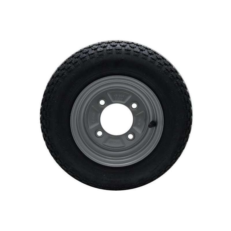 Imline - Roue complète remorque 8' 350x8 – 4 trous 115 mm, jante acier
