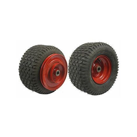 Roue Complète Avec Poulie Et Tambour Adaptable Pour Bobcat - Bunton - John Deere - Snapper Alésage: 22,2mm, Long Moyeu: 165mm -