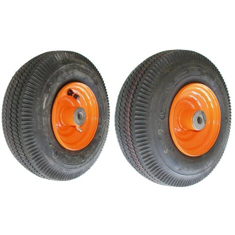 Roue complète avec roulement SCAG - diamètre intérieur 15,87mm 410 x 350 x 5 (4 plis) 48537