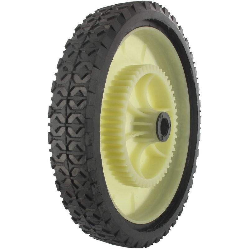 Roue complète 51 dents pour balai ramasseur TURFMASTER XBISW380LT. Diamètre ext: 260 mm, Alésage: 19 mm