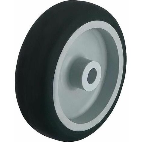 Roue en caoutchouc thermoplastique 50mm – Charge 50kg – Trou axe 8mm – Pour surfaces sensibles sans traces – Blickle