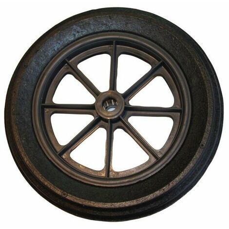 Roue De Brouette A Rayons Bandage Noir Diam 400 Ales 25