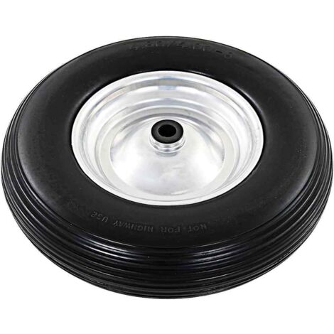 Roue de brouette avec axe PU solide 4.00-8 390 mm CFW922102