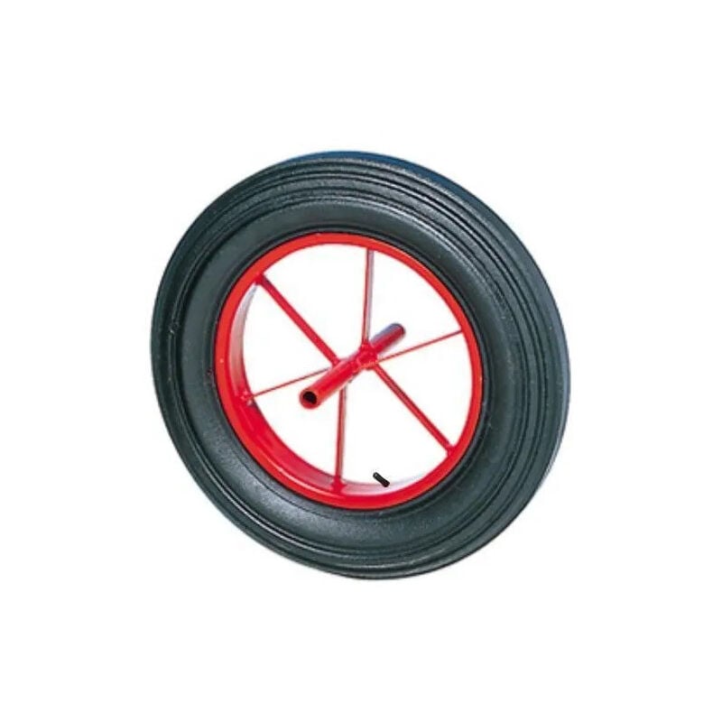 Roue de brouette axe soudé, pneumatique, charge admissible 200kg, D.400mm