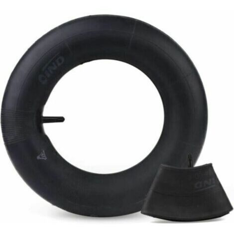 Roue de brouette et chariot de jardin,2 Pièces Chambre à Air 4,80/4,00-8avec Valve Droite, pour Brouette, Poussette, Diable, Tondeuse à gazon, Souffleuse à neige, Générateur et plus Cisea
