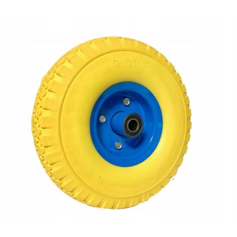 Roue de chariot 3.50-4 PU, pleine (10)