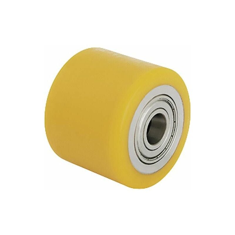 Roue de chariot elevateur pu hth 85x100/20-100K, charge 760 kg roue diam. 85mm, trou axial diam. 20mm