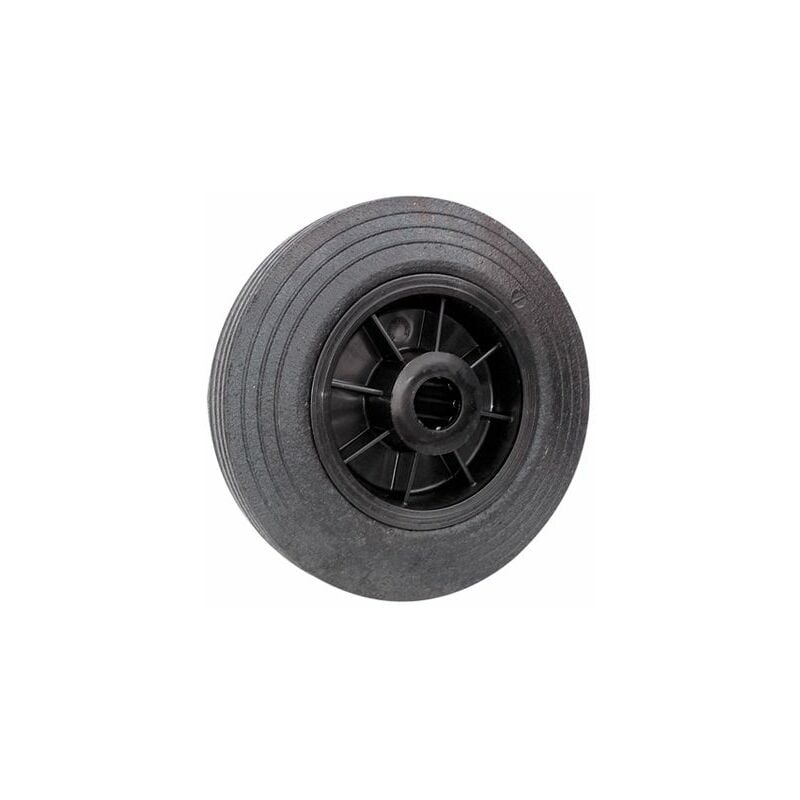 Guitel Hervieu - Roue de chariot Pleine ø 200mm, l. 50mm, ø alésage 25mm, Roulement à rouleaux, 200kg max ( Prix pour 1 )