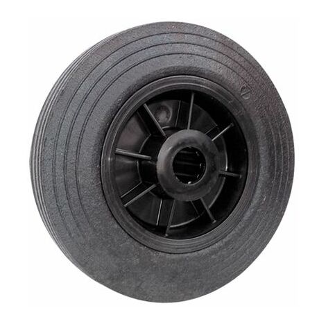 Roue de chariot Pleine Guitel Hervieu Ø 200mm, l. 50mm, Ø alésage 25mm, Roulement à rouleaux, 200kg max ( Prix pour 1 )