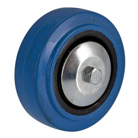 Roue de chariot Pleine Guitel Hervieu Ø 80mm, l. 32mm, Ø alésage 12mm, Alésage lisse, 150kg max ( Prix pour 1 )