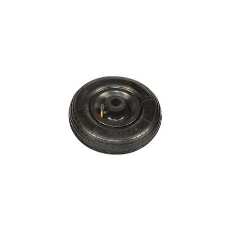 Roue de chariot pneumatique 200mm avec roulement jante en plastique - ø mm.200x50 trou 20mm