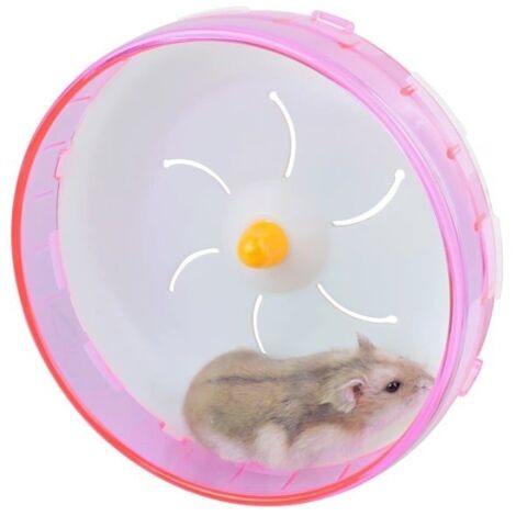 Roue de course pour hamster, jouet d'exercice de jogging silencieux de 18 cm, accessoires pour cage à hamster pour hamsters nains