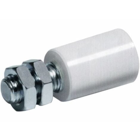 COMBI ARIALDO Roue de guidage A rouleaux de type cylindrique en nylon olive de 40 mm pour portails