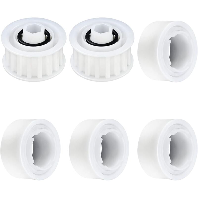 Roue de guidage en 4 pièces avec 2 poulies, pièce n° 3884997-R6, Dolphin, accessoire de nettoyage de piscine Premium Nautilus CC Plus