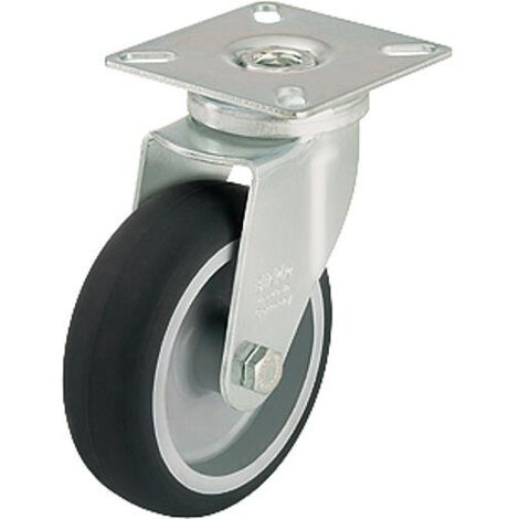 Roue de guidage LPA-TPA 50G charge limite 50 kg roue diam. 50 mm, taille plaque 60x60mm