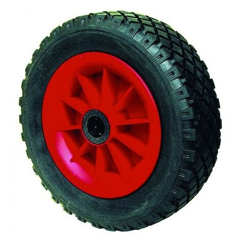 Roue de manutention INCREVABLE - 120 kg - polyuréthane- Diamètre 260mm Alésage : 25mm Longueur de moyeu : 75mm - GUITEL