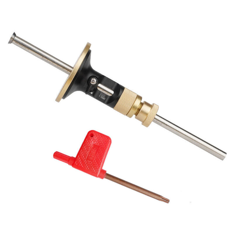 Dpzo - Roue de Marquage Jauge de Profondeur, Outil de Mesure Bois, Trusquin Multi-Fonction