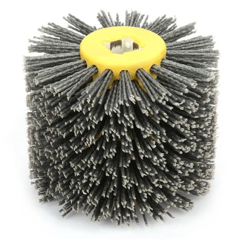 Roue de polissage à fil métallique pour ponçage et lustrage, grain 80