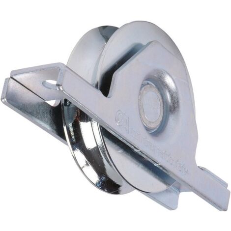 Roue de portail encastrée ronde 100 mm – Pour rail 16 mm – Charge utile 230 kg – Roulement à billes pour usage fluide – Torbel Industrie