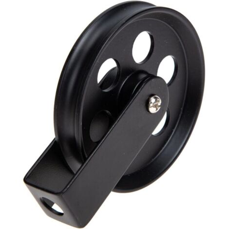 Roue de poulie vintage en fer pour applique murale – Charge maximale 150kg – Diamètre de corde 10mm – Pour cuisine et salle de bain