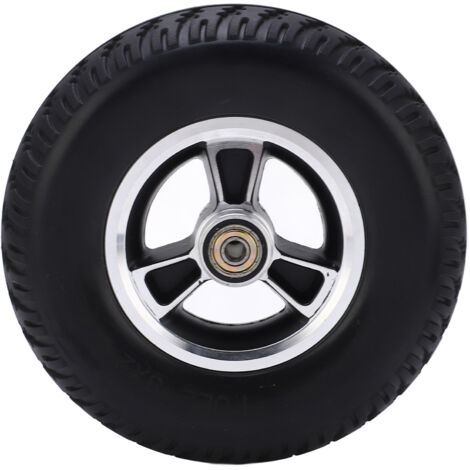 Roue de rechange pour fauteuil roulant, moyeu en alliage d'aluminium renforcé PU solide, accessoires pour déambulateur, 193 mm