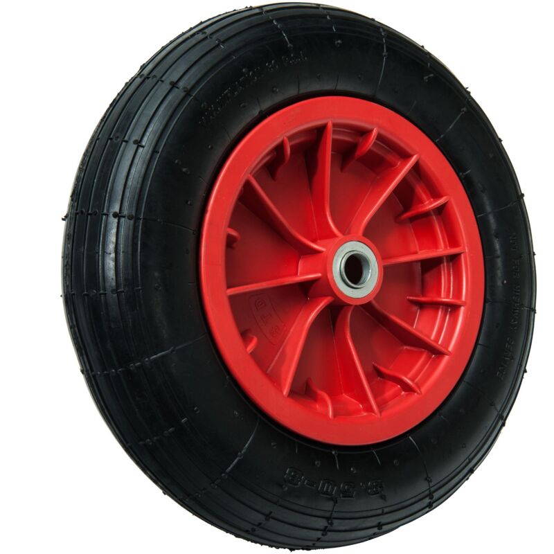 Beijiyi - Roue de rechange roue increvable diamètre intérieur 10 mm 3,50-814 pouces charge de roue pneumatique 100 kg convient à divers petits