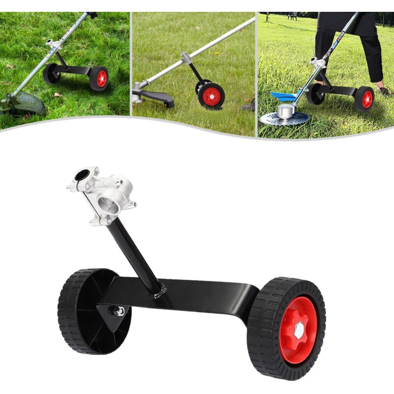 Roue de support de tondeuse à gazon de désherbage roue de support de tondeuse à gazon portable