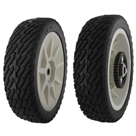 roue de traction plastique avec pignon 43 dents adaptable pour toro / wheel horse modèles 20710, 20711, 20716 - ø: ext: 209mm, a