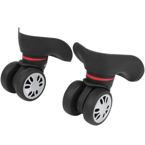 Roue de valise universelle de rechange pour bagages à main - Accessoire de voyage noir grand format