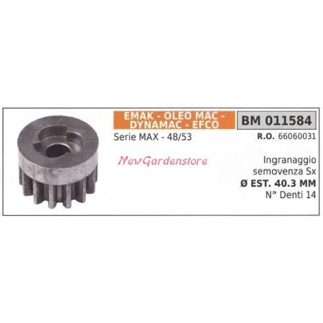 Roue dentée automotrice SX EMAK tondeuse série MAX 011584