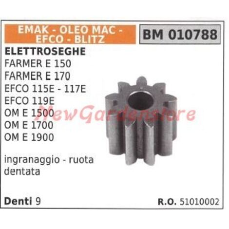 Roue dentée EMAK pour tronçonneuse FARMER E 150 E 170 EFCO 115E 010788