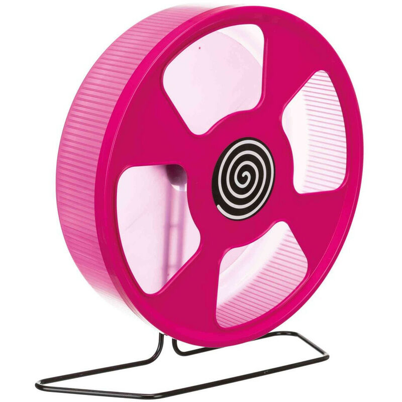 Roue d'exercice pour dègues, rats, ø 33 cm, coloris aléatoire.