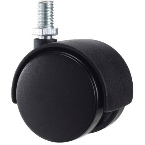 Roue Domestique Nylon Noir Spike M10x50 mm.