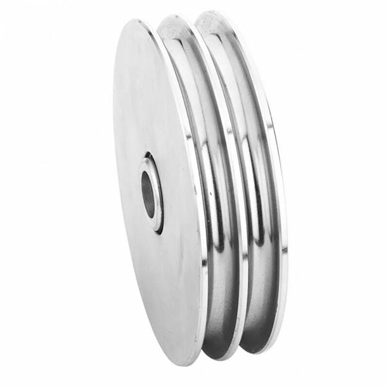 Roue double gorge u 10mm - Ø100mm