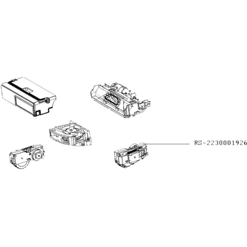 Rowenta - Roue droite + moteur